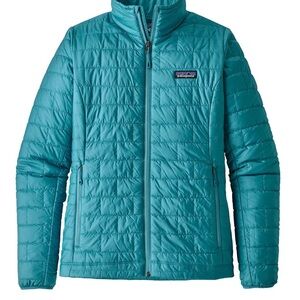 Patagonia Turquoise Puffer Nano Puff Jacket